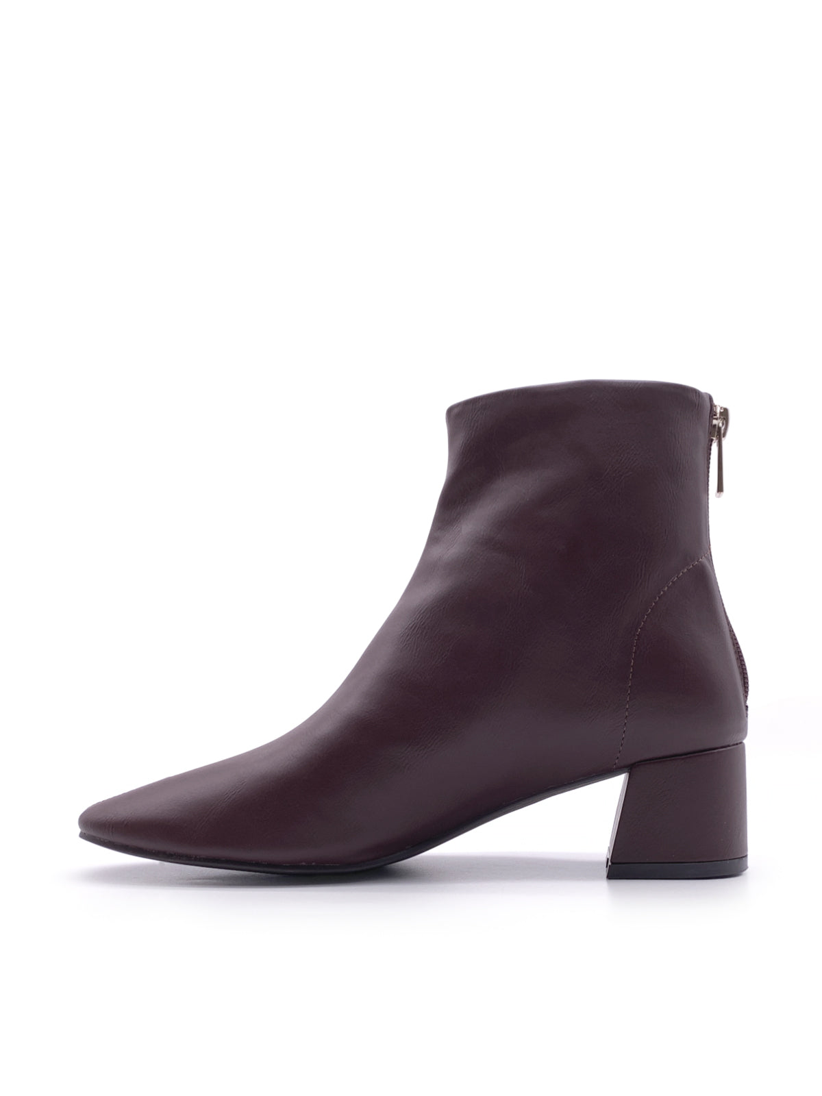 LUCY - Tronchetti in ecopelle con zip posteriore