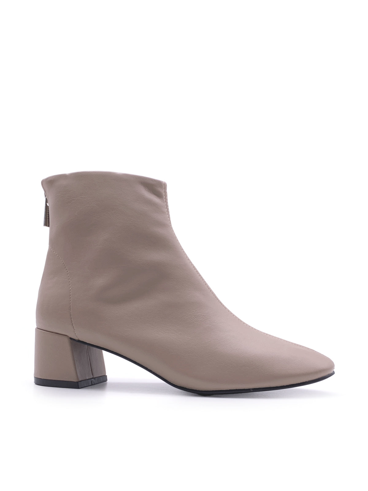 LUCY - Tronchetti in ecopelle con zip posteriore