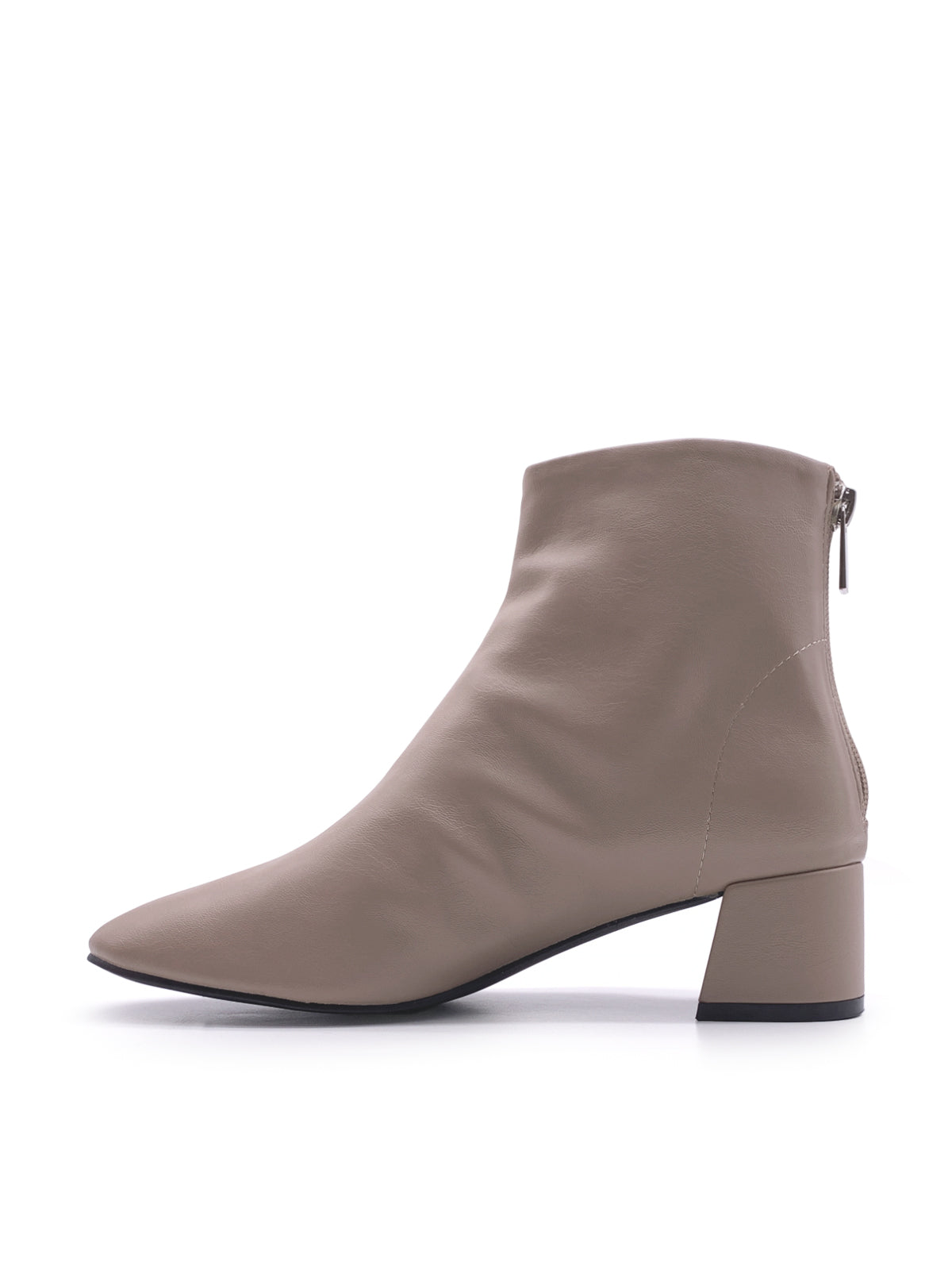 LUCY - Tronchetti in ecopelle con zip posteriore