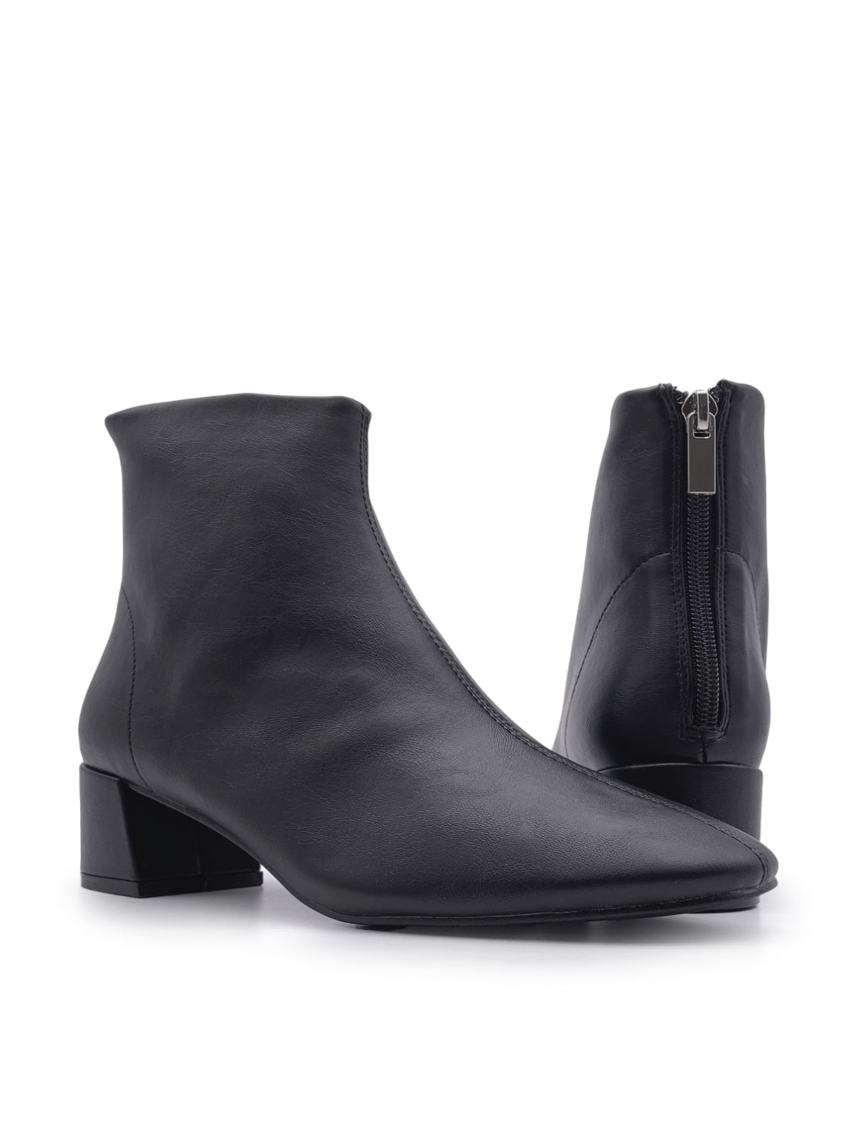 LUCY - Tronchetti in ecopelle con zip posteriore