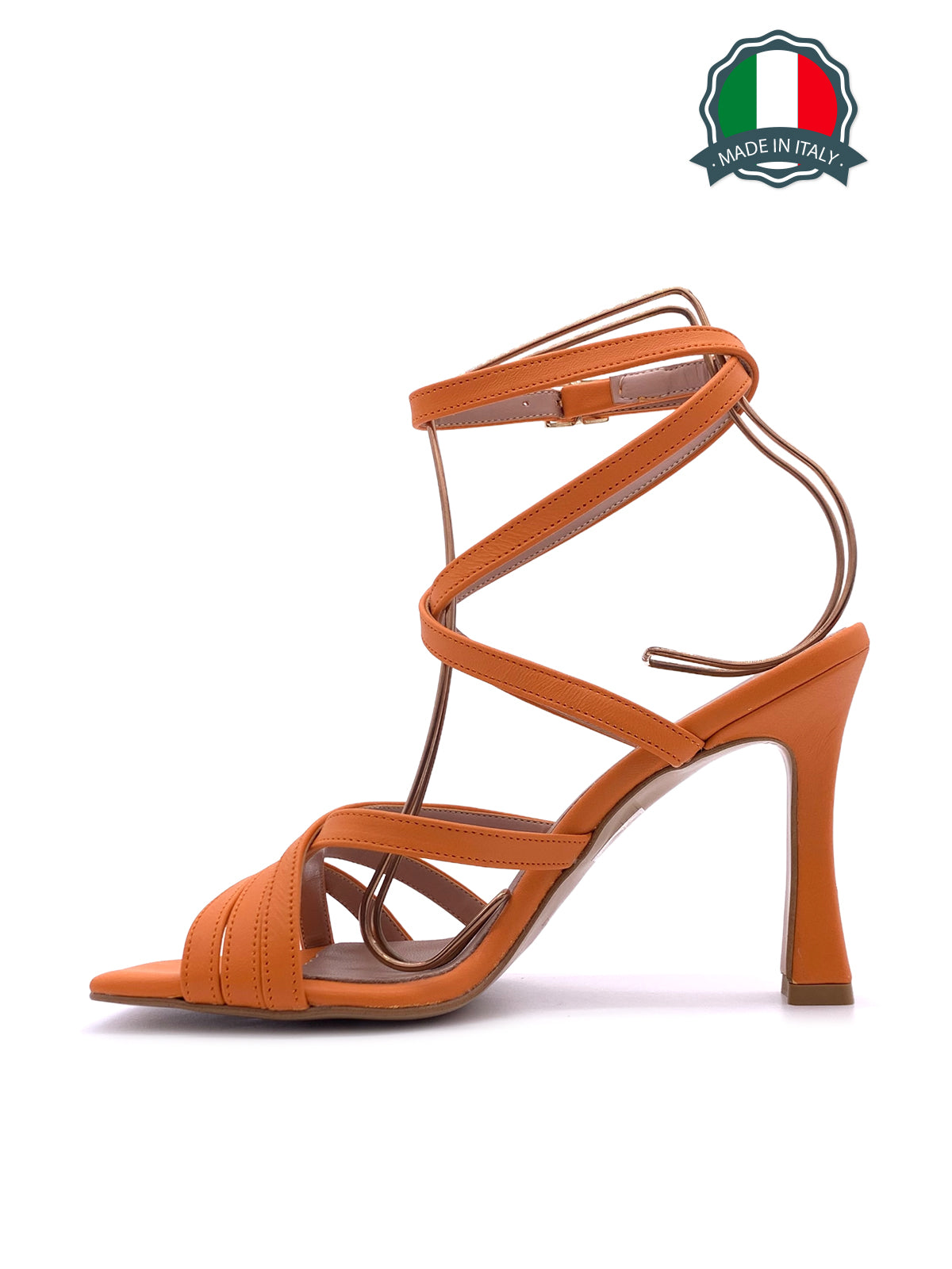 LUDOVICA - Sandali in vera pelle con cinturino