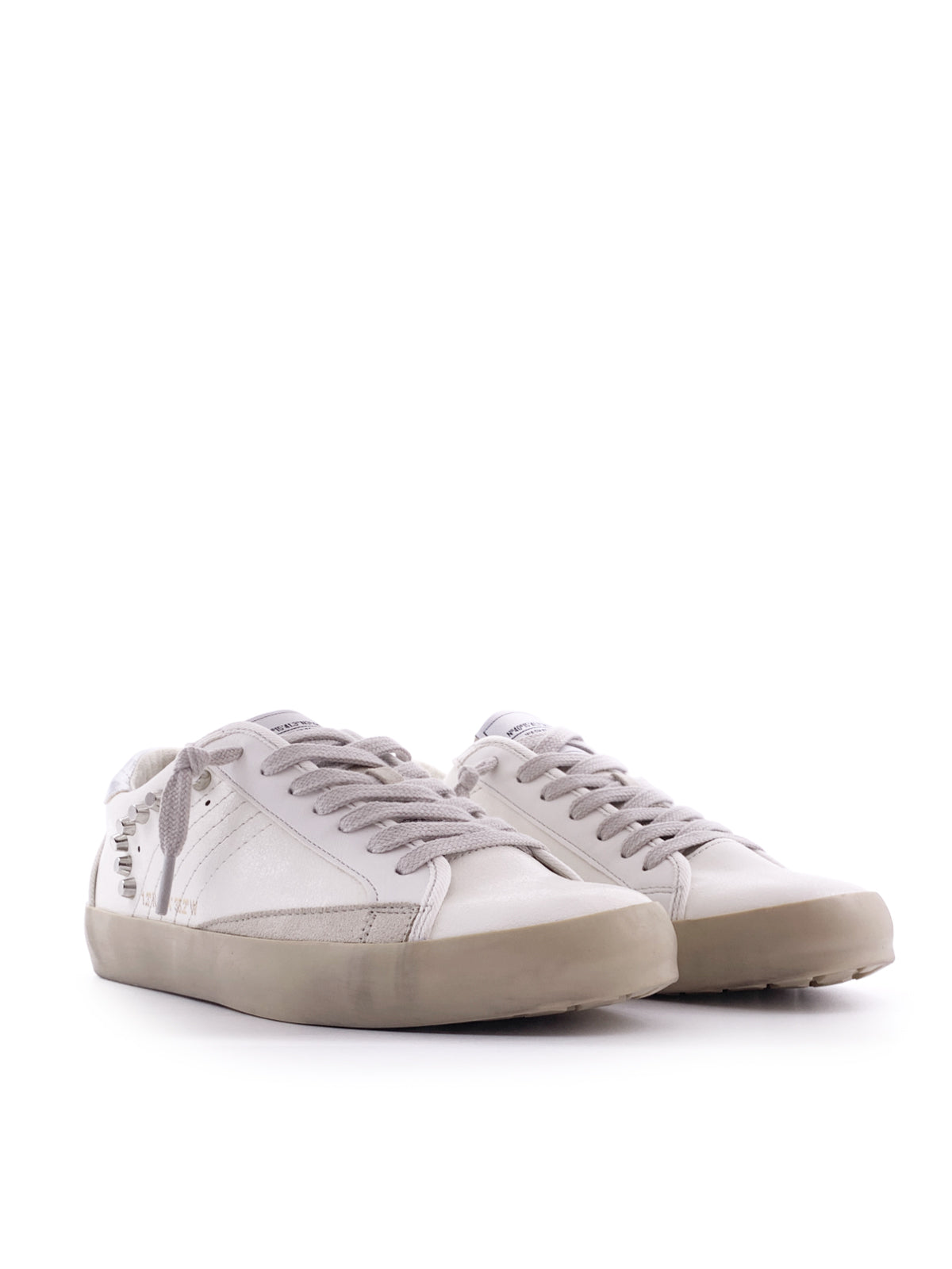 LUNA - Sneakers in ecopelle con borchie