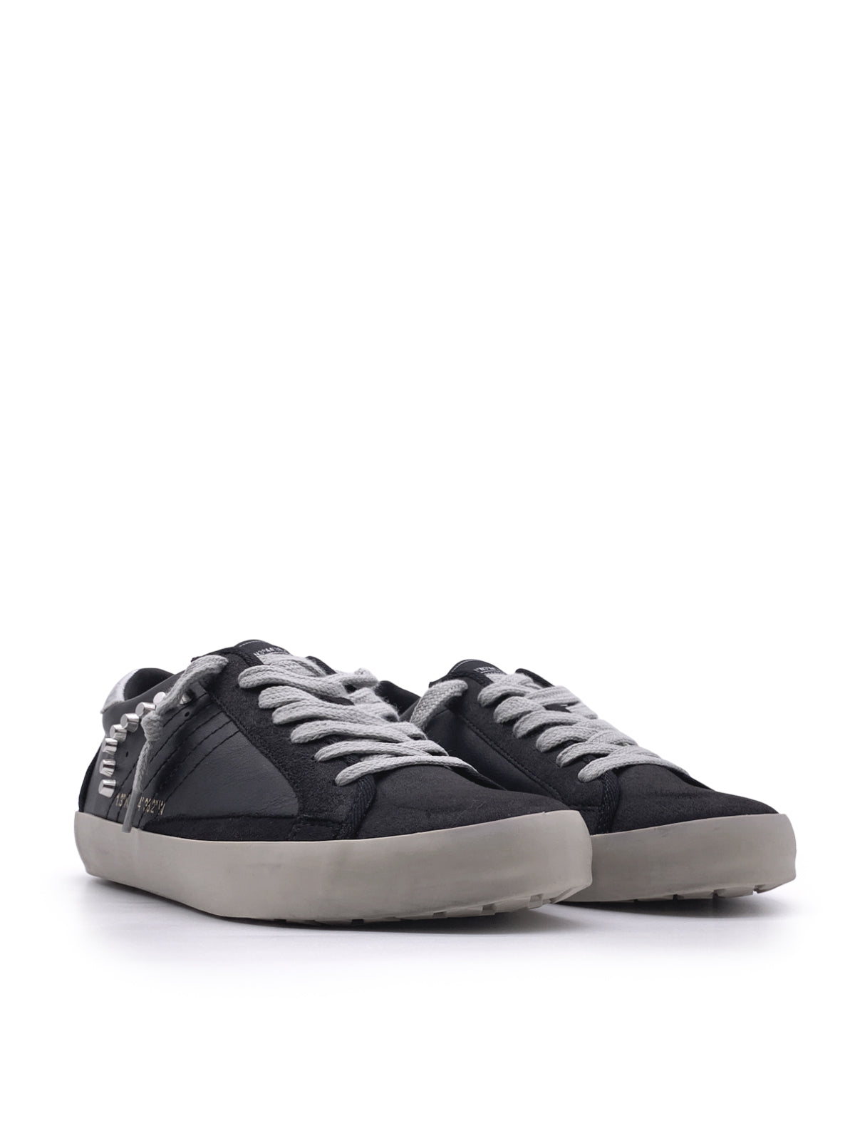 LUNA - Sneakers in ecopelle con borchie