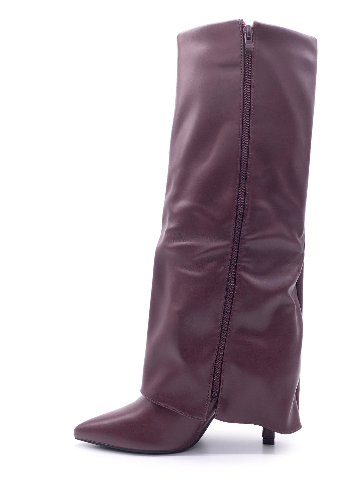 MAGDA - Stivali in ecopelle con risvolto