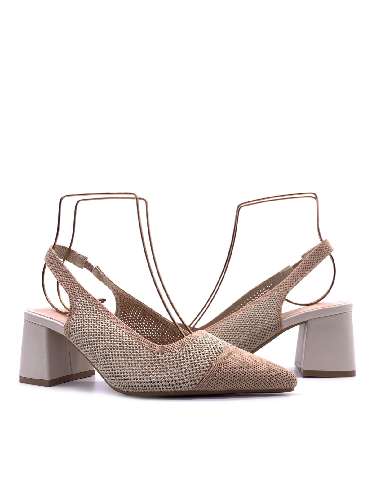 MANUELA - Decolletè Slingback in tessuto con elastico