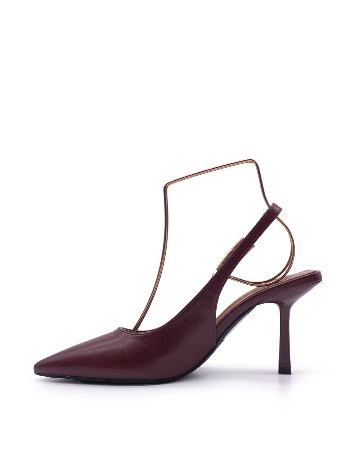 MANUELA - Decolletè in ecopelle con fibbiette