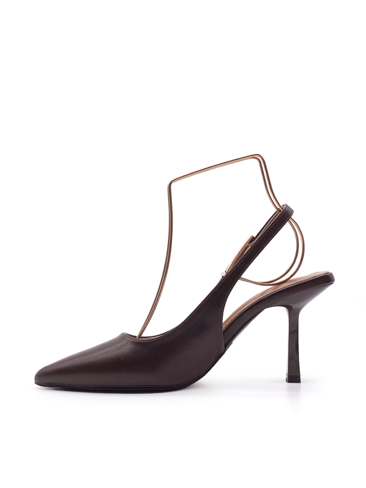 MANUELA - Decolletè in ecopelle con fibbiette