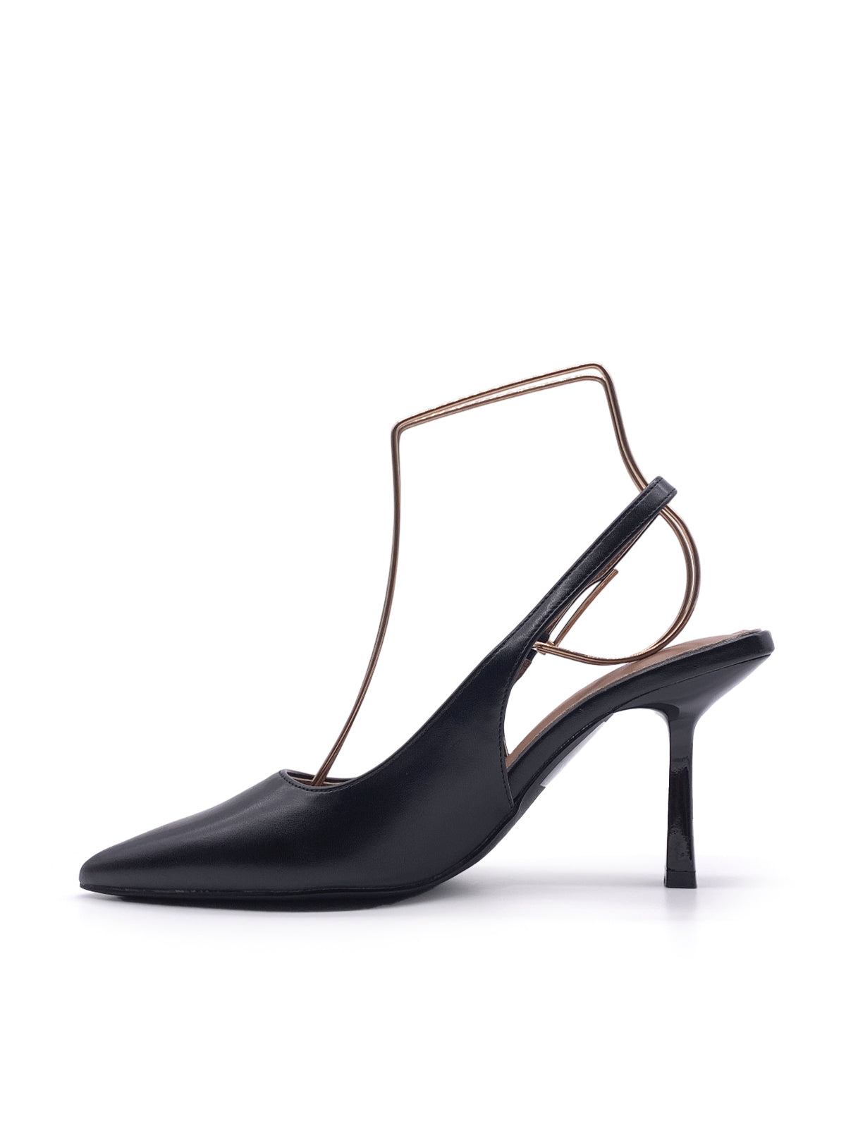 MANUELA - Decolletè in ecopelle con fibbiette