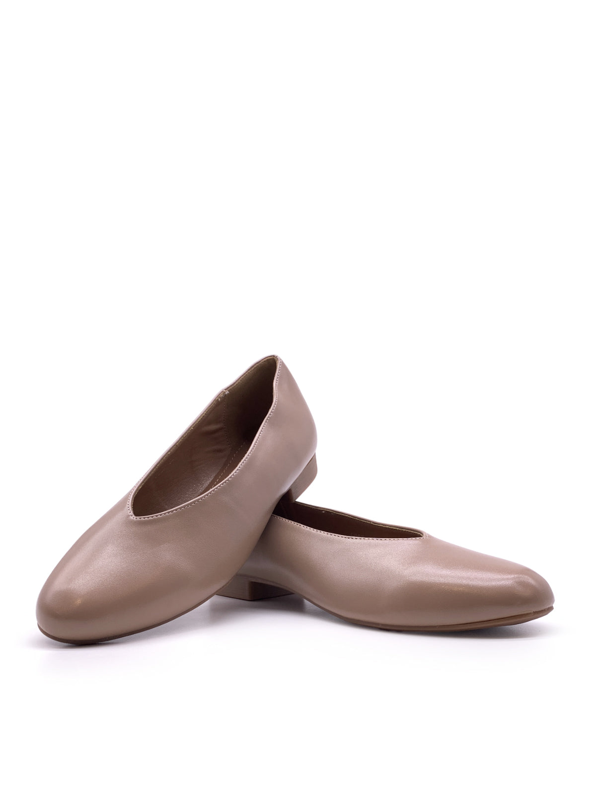 MARABEL - Ballerine in ecopelle con tacco basso