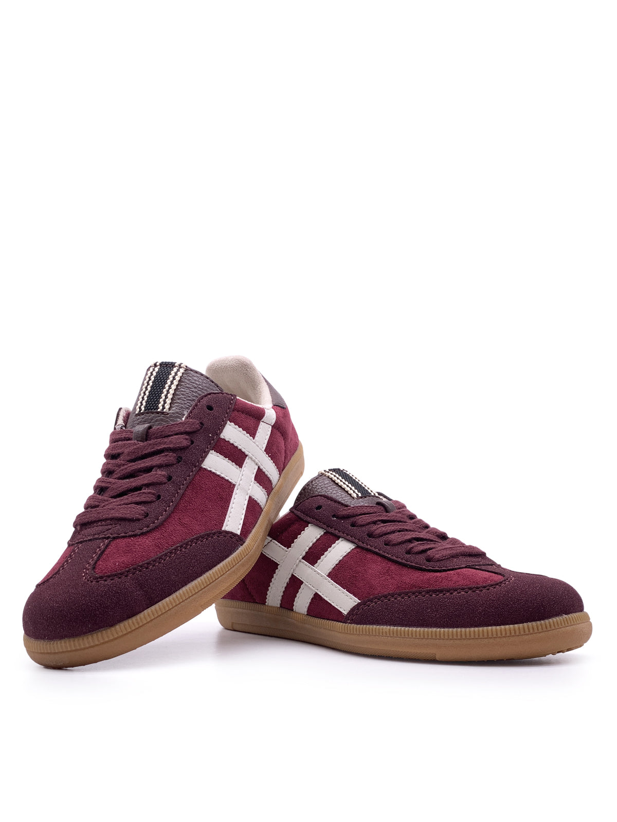 MARION - Sneakers in camoscio con stringhe