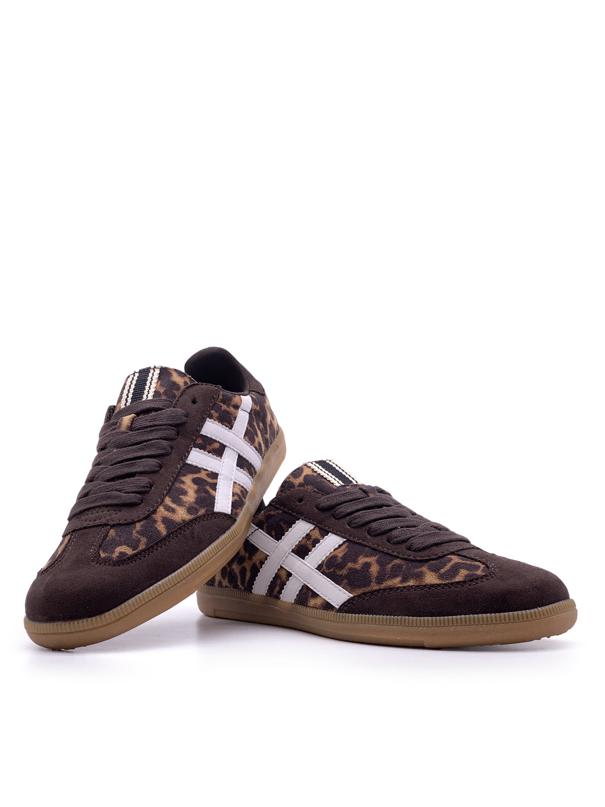 MARION - Sneakers in camoscio con stringhe