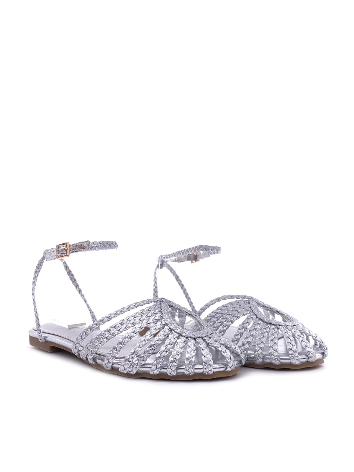 MARYSSA-Ballerine in ecopelle con cinturino