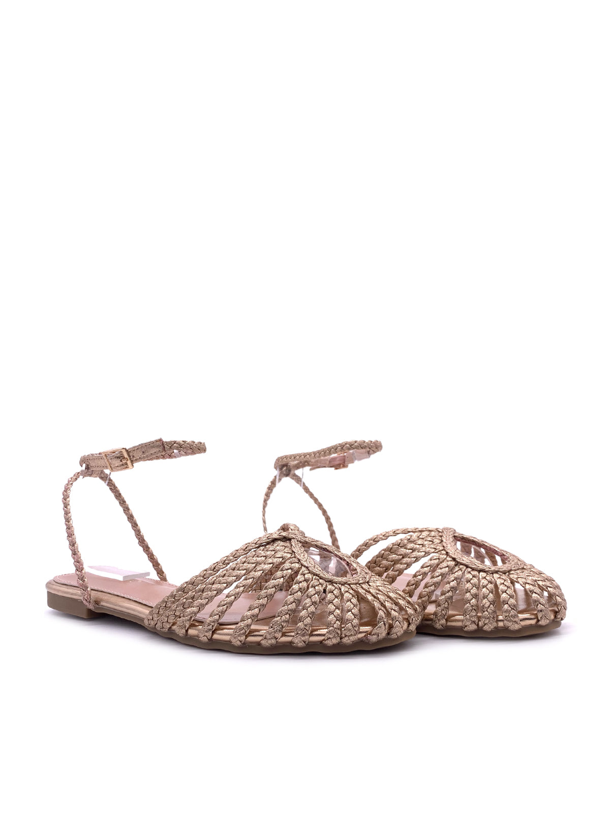 MARYSSA-Ballerine in ecopelle con cinturino
