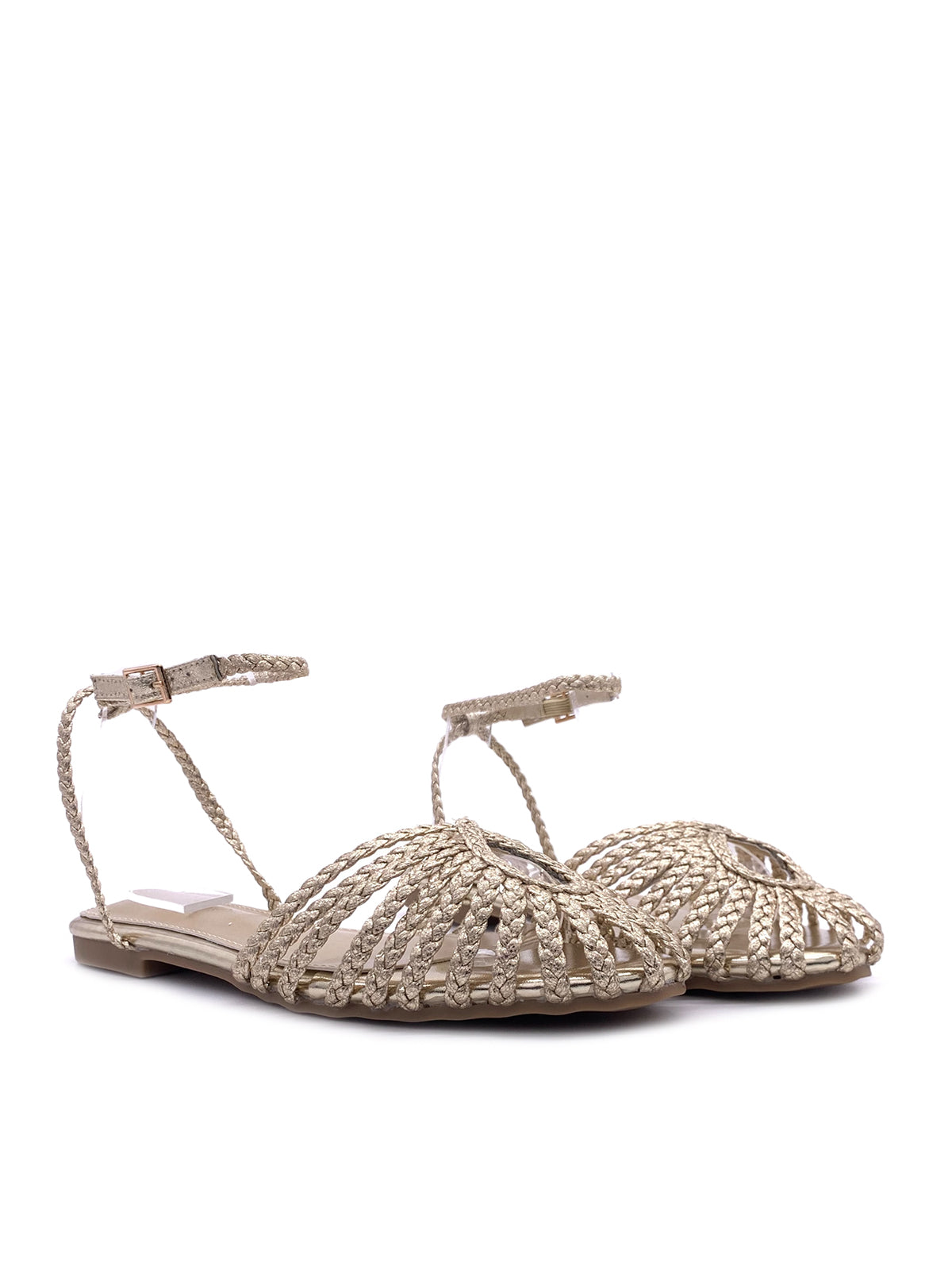 MARYSSA-Ballerine in ecopelle con cinturino