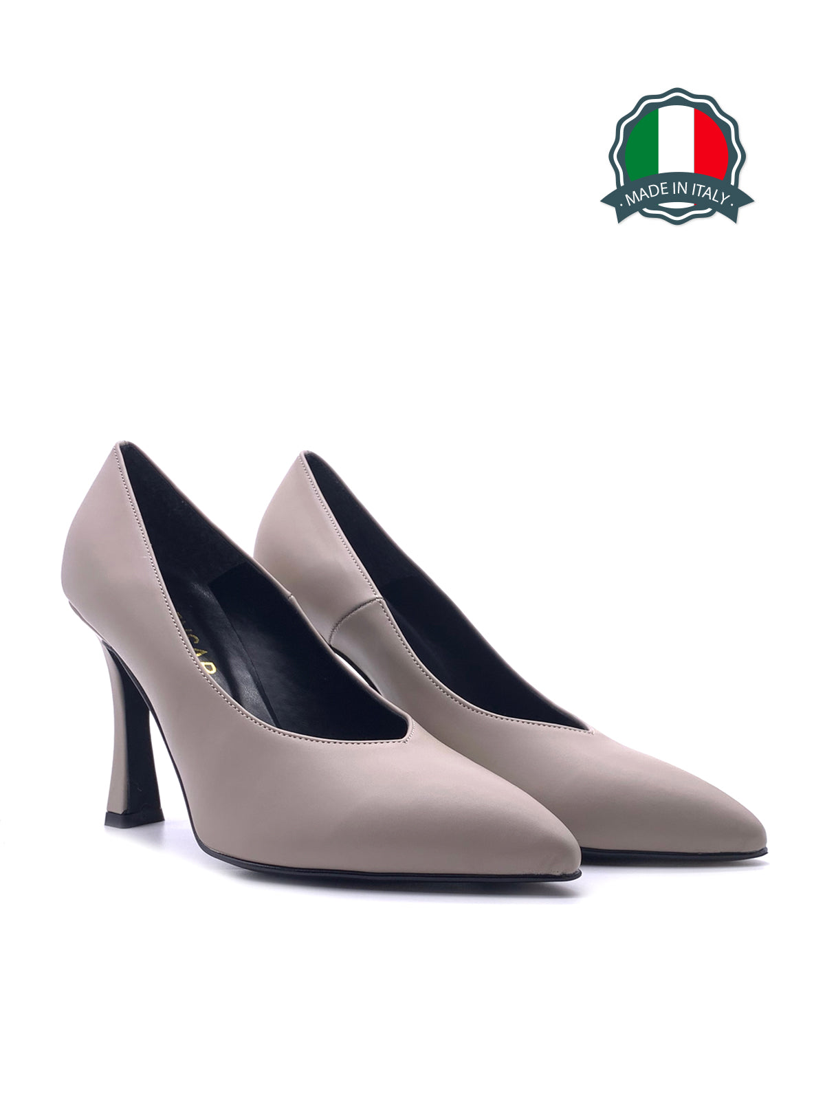 MATILDE-Decollete in ecopelle made in italy