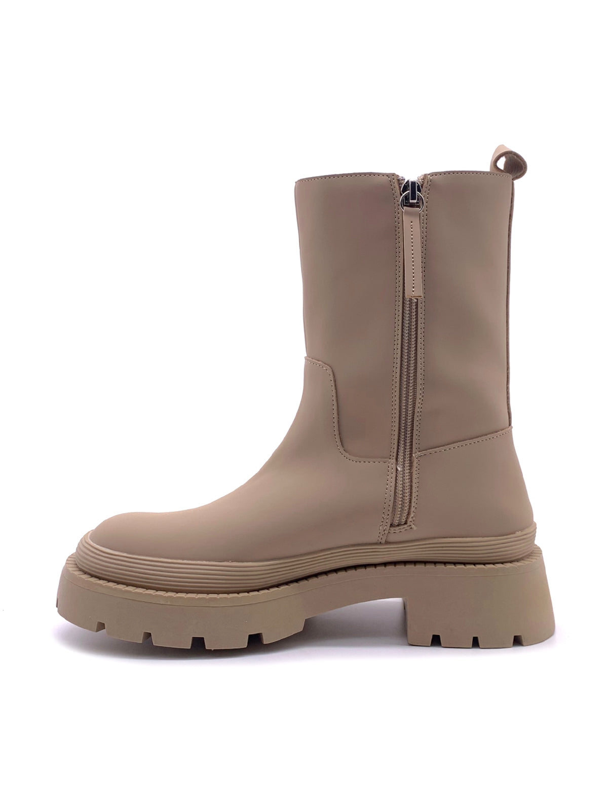 MAURA - Stivaletti combat con zip laterale