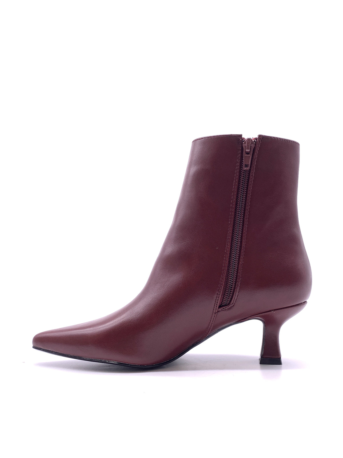 MELANIA - Tronchetti in ecopelle con zip laterale