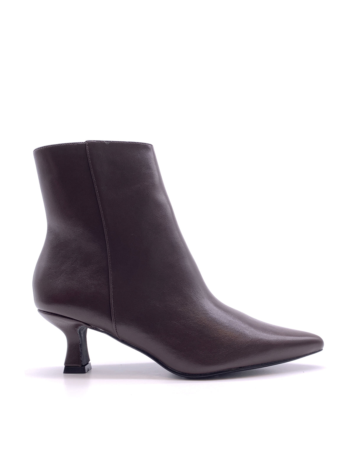 MELANIA - Tronchetti in ecopelle con zip laterale