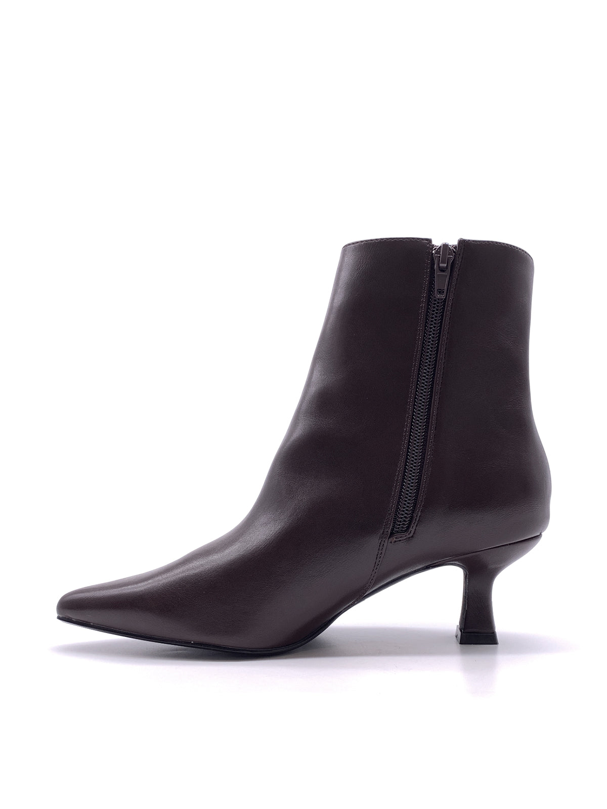 MELANIA - Tronchetti in ecopelle con zip laterale