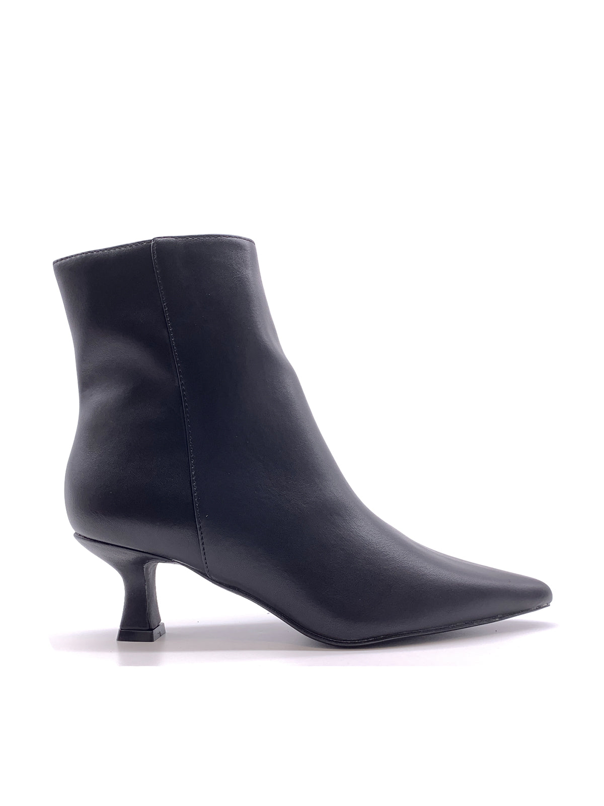 MELANIA - Tronchetti in ecopelle con zip laterale