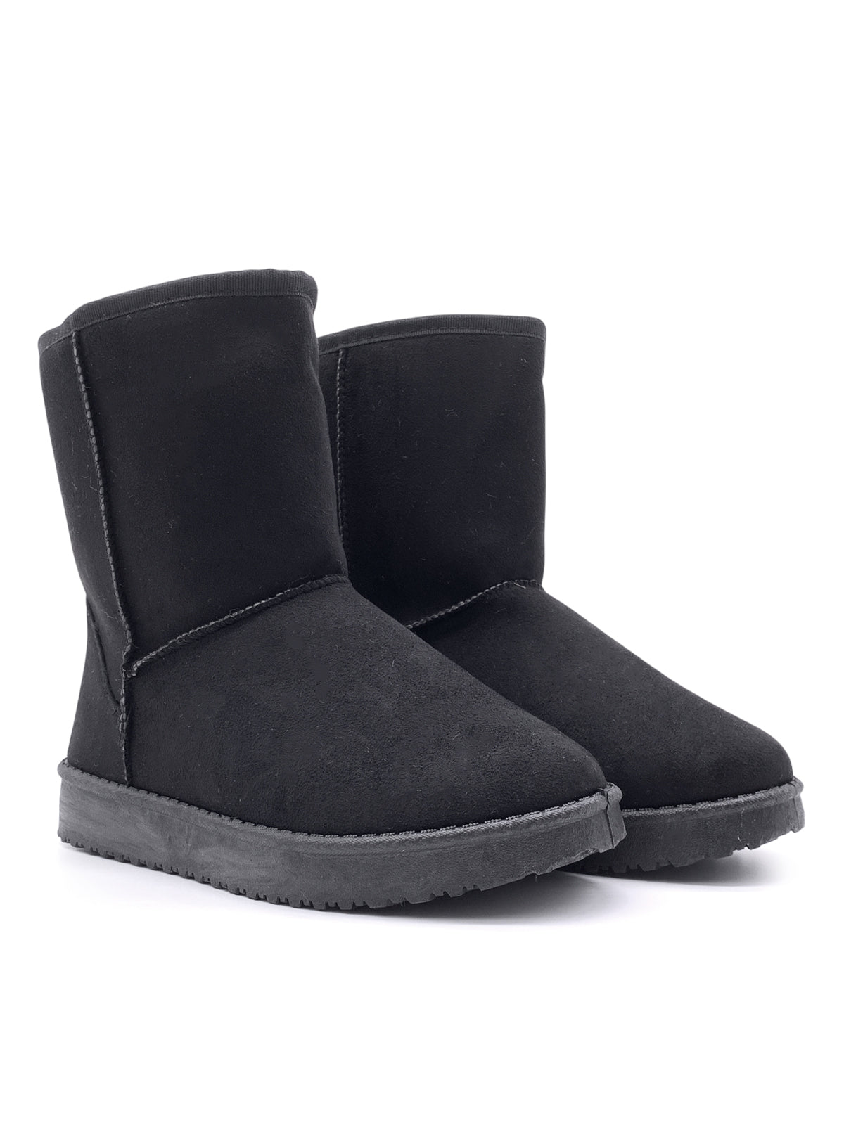 NATY - Stivaletti  3/4 eskimo con platform e imbottitura