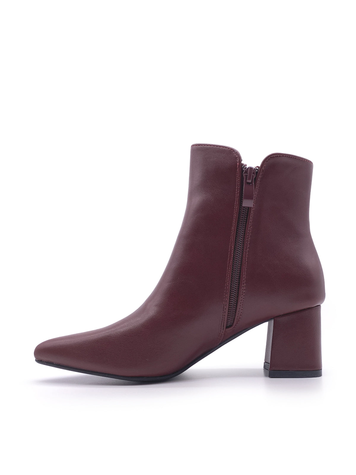 NELIA - Tronchetti in ecopelle con zip laterale