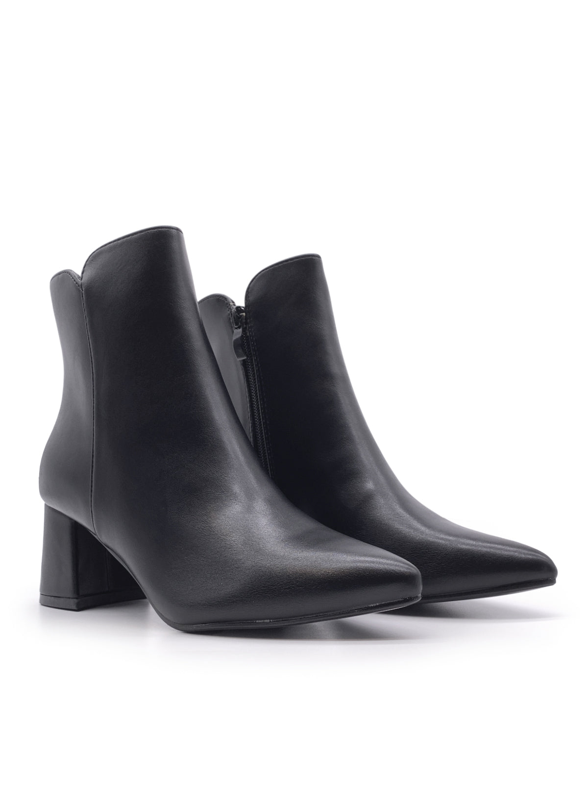 NELIA - Tronchetti in ecopelle con zip laterale
