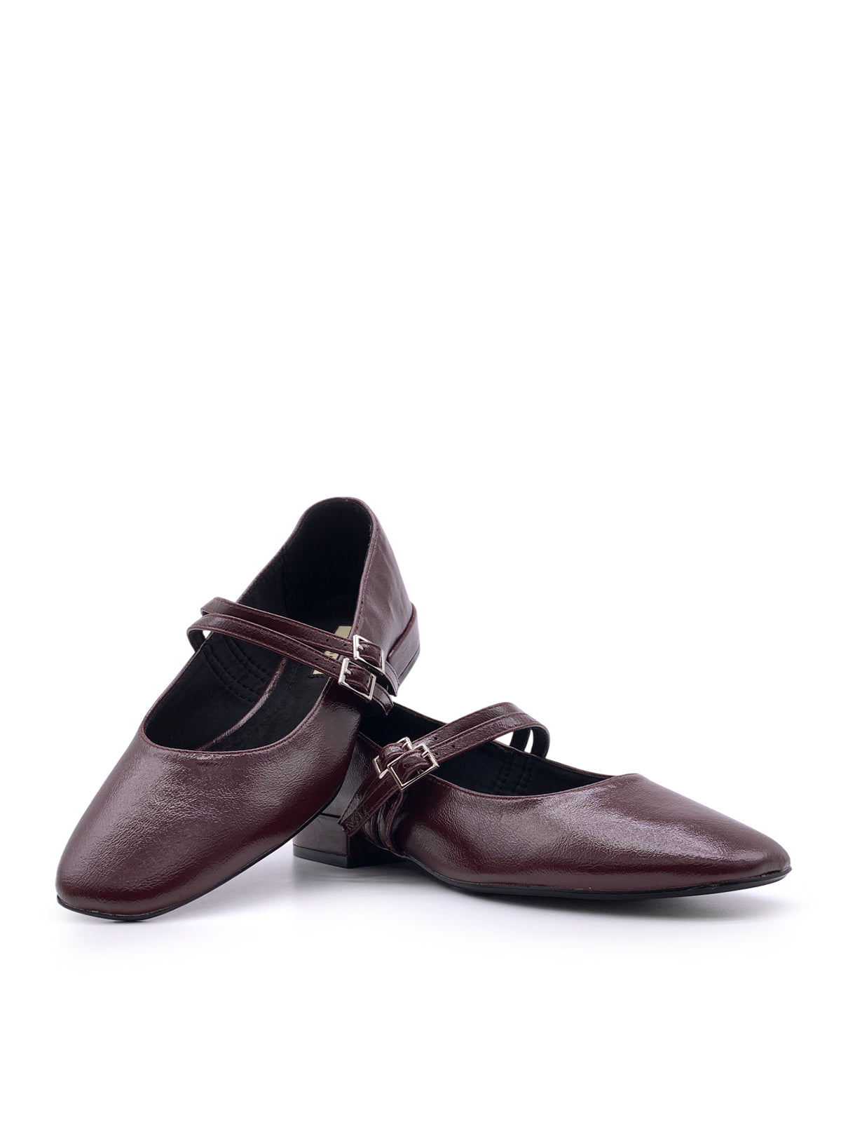 NILA - Mary Jane in ecopelle con cinturini