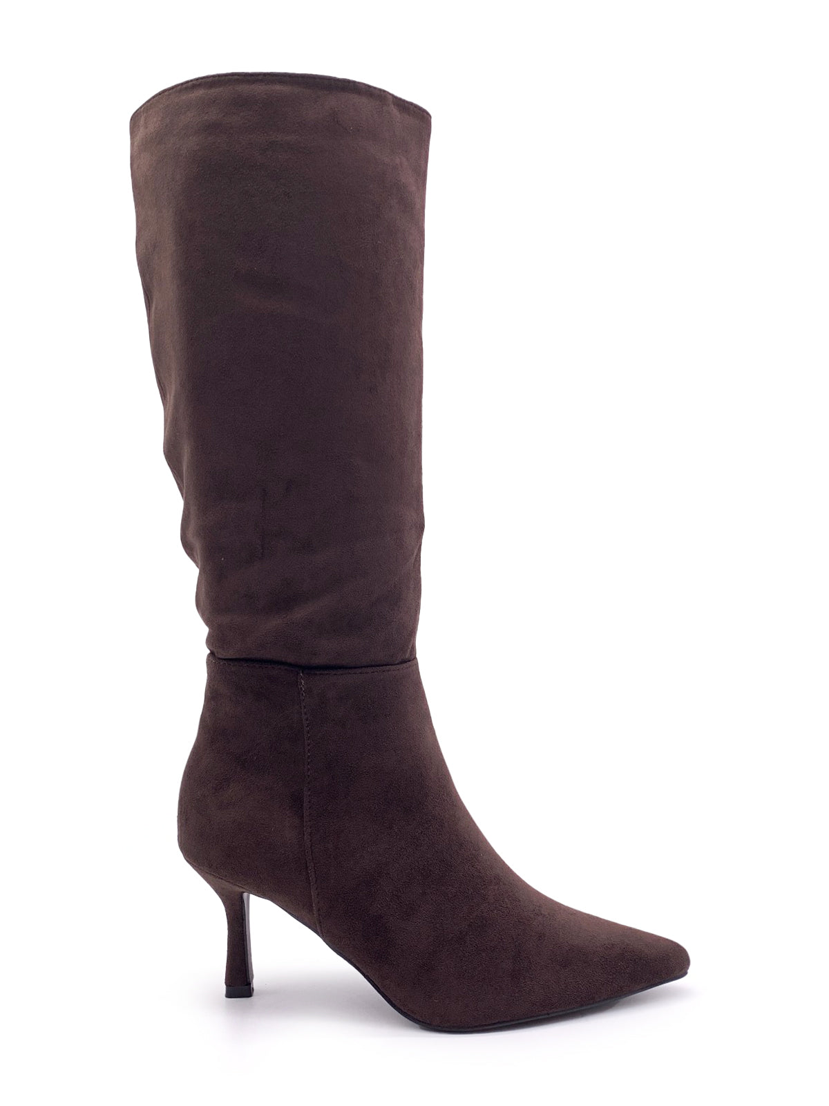 ROXY - Stivali in camoscio con zip laterale