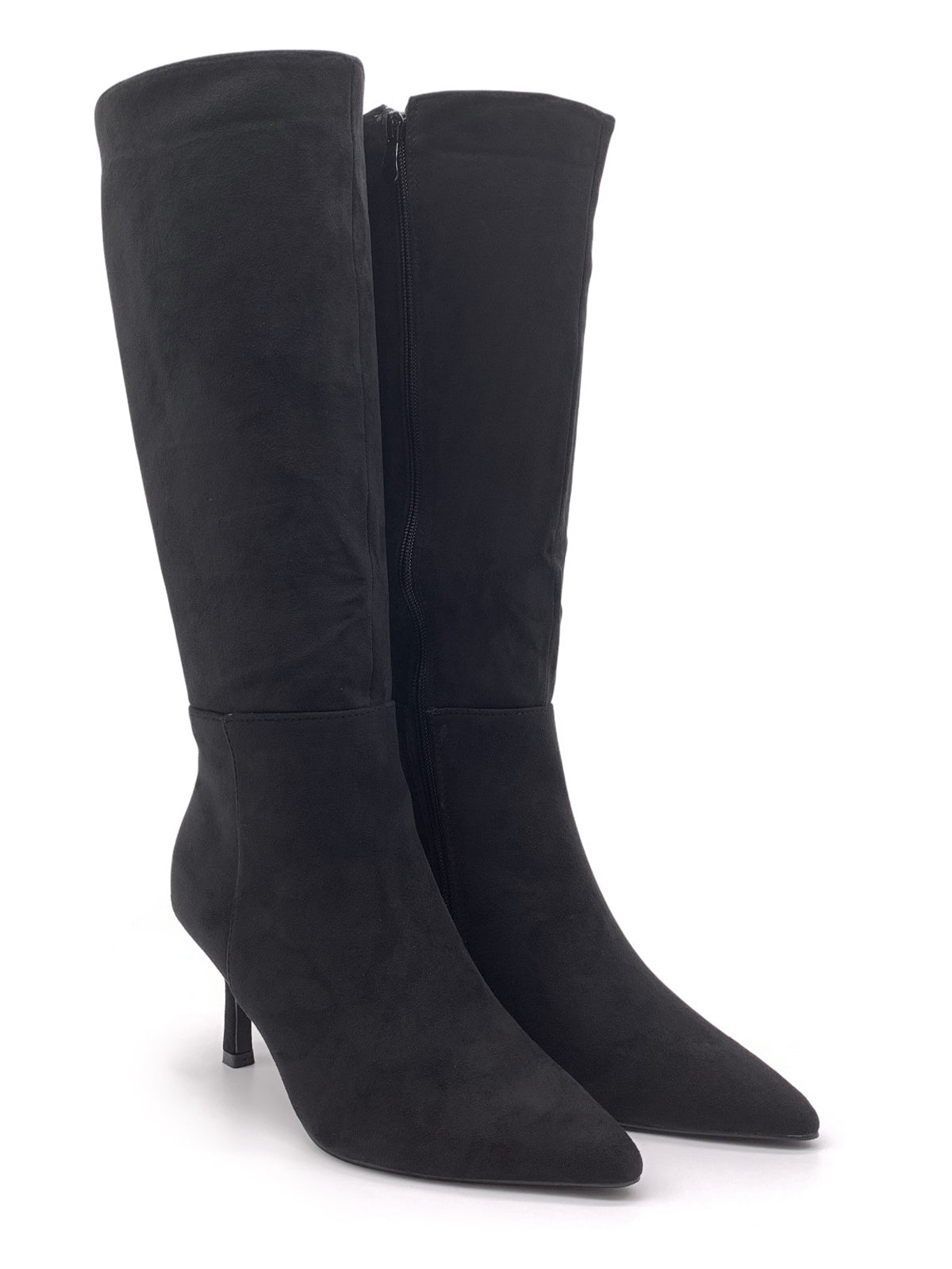 ROXY - Stivali in camoscio con zip laterale