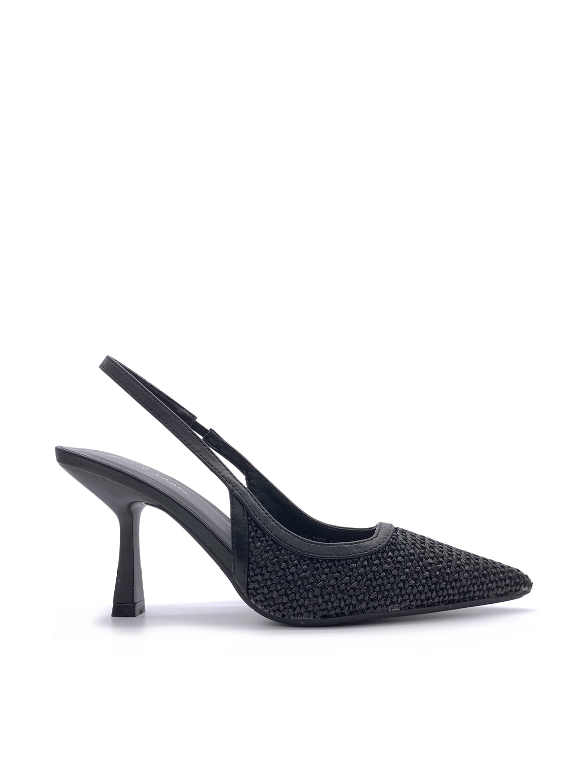 SCARLETT - Decolletè Slingback in rafia con cinturino elastico