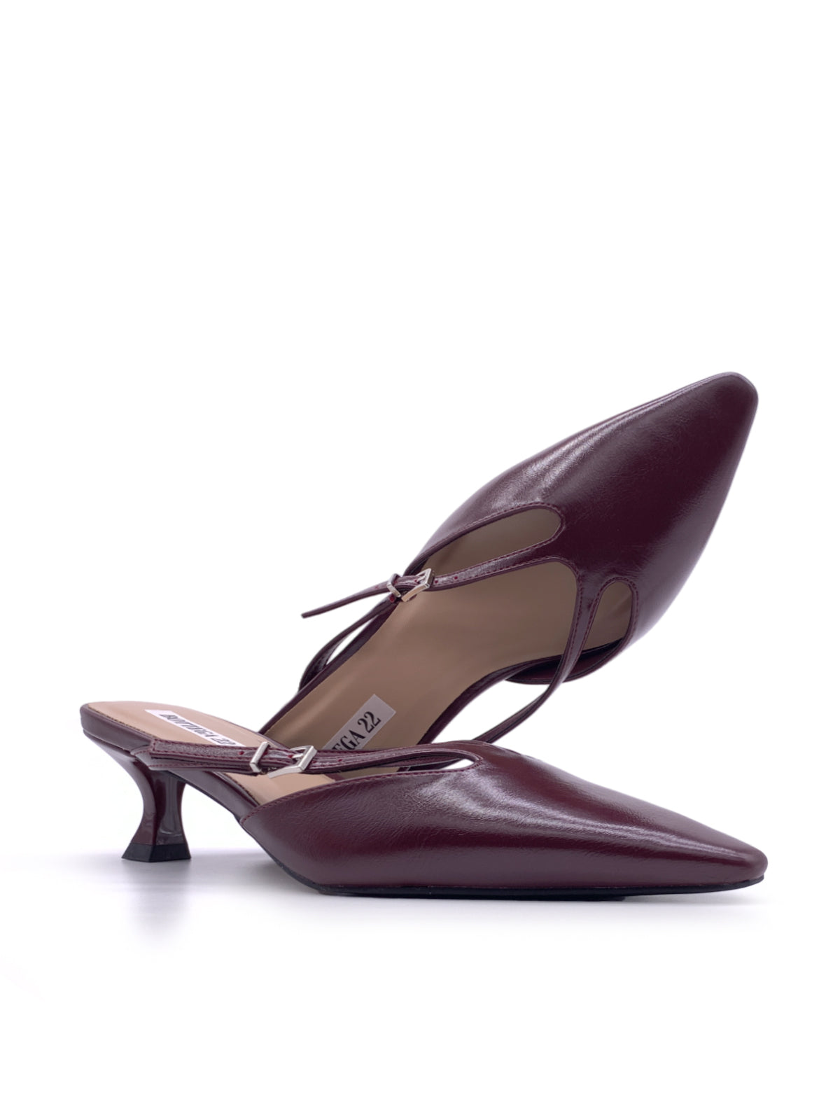 SELENA - Sabot in ecopelle con tacco