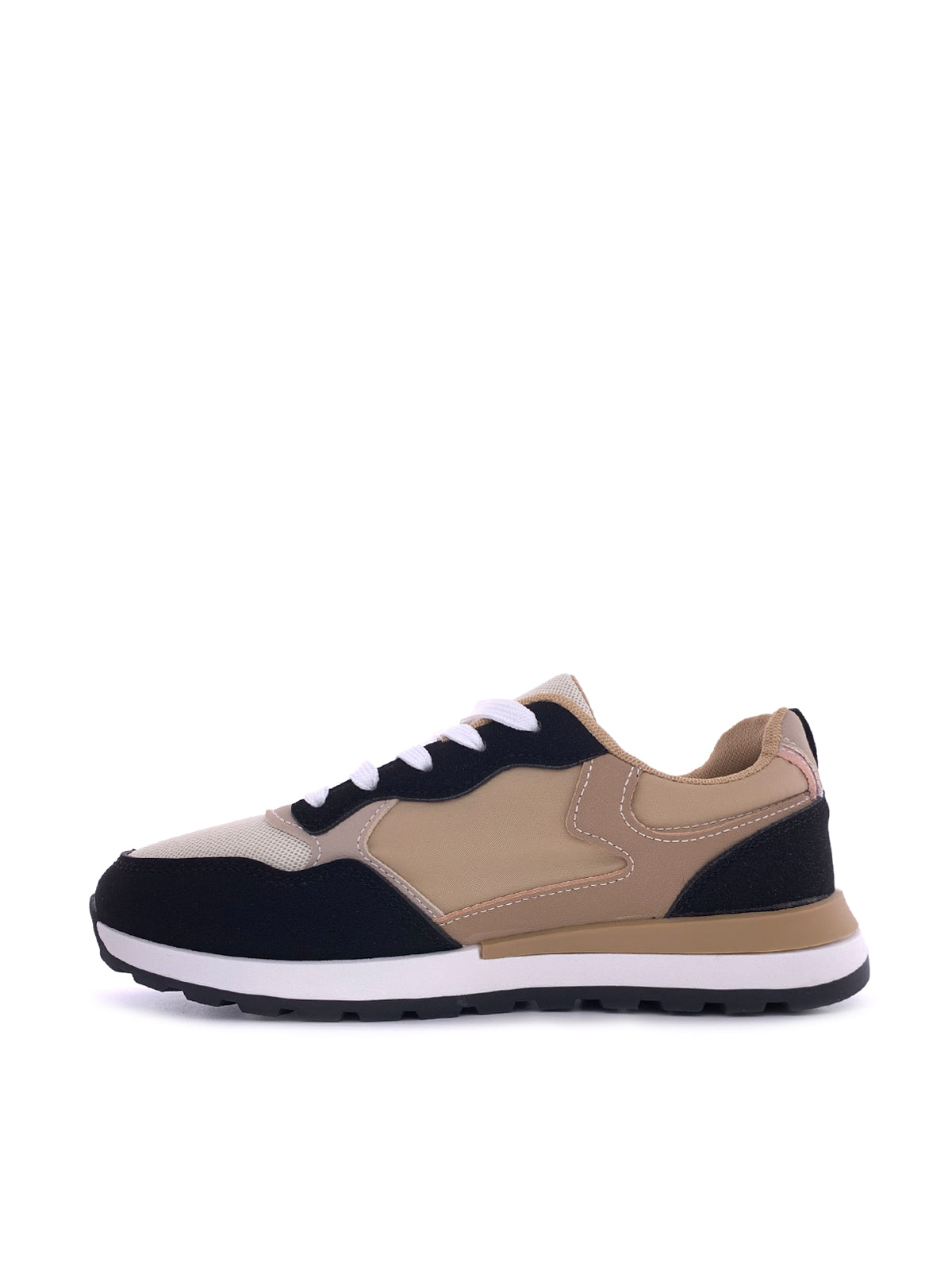 SHELBY - Sneakers in tessuto e camoscio con stringhe