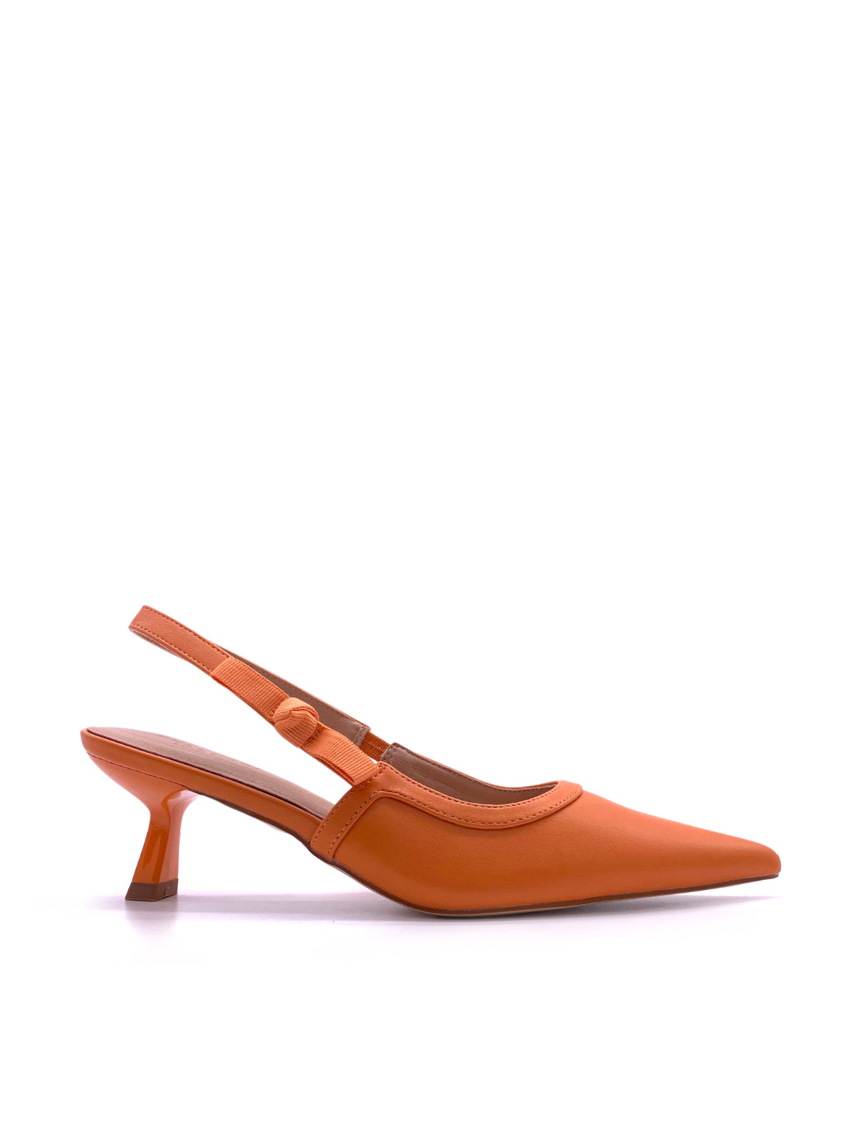 SOFIA - Decolletè Slingback in ecopelle con fibbietta elastica