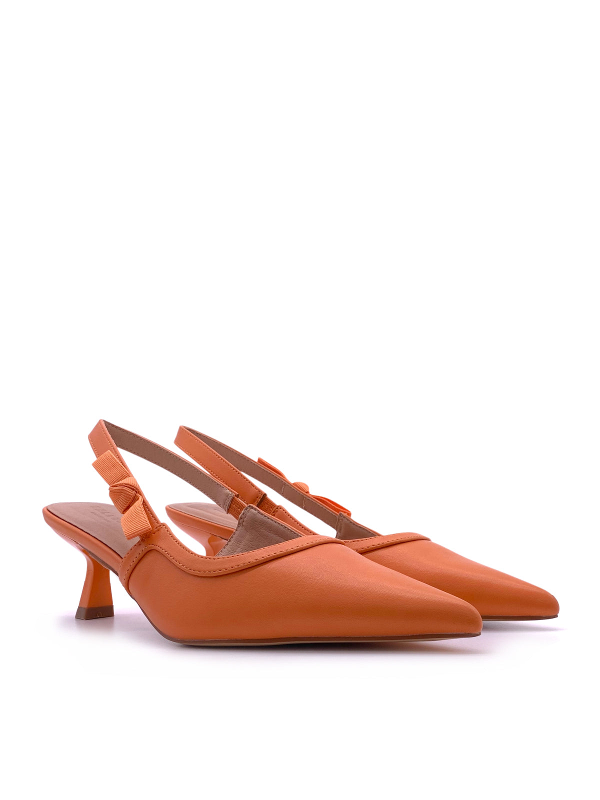 SOFIA - Decolletè Slingback in ecopelle con fibbietta elastica