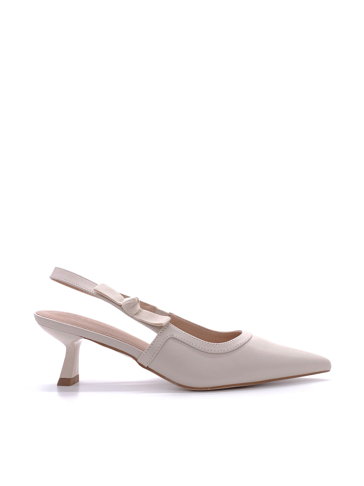 SOFIA - Decolletè Slingback in ecopelle con fibbietta elastica