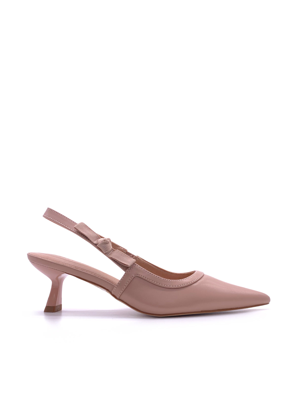 SOFIA - Decolletè Slingback in ecopelle con fibbietta elastica