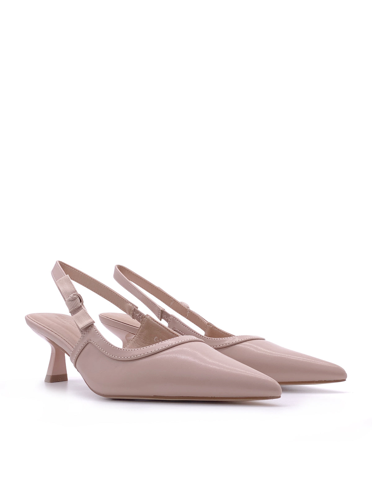 SOFIA - Decolletè Slingback in ecopelle con fibbietta elastica