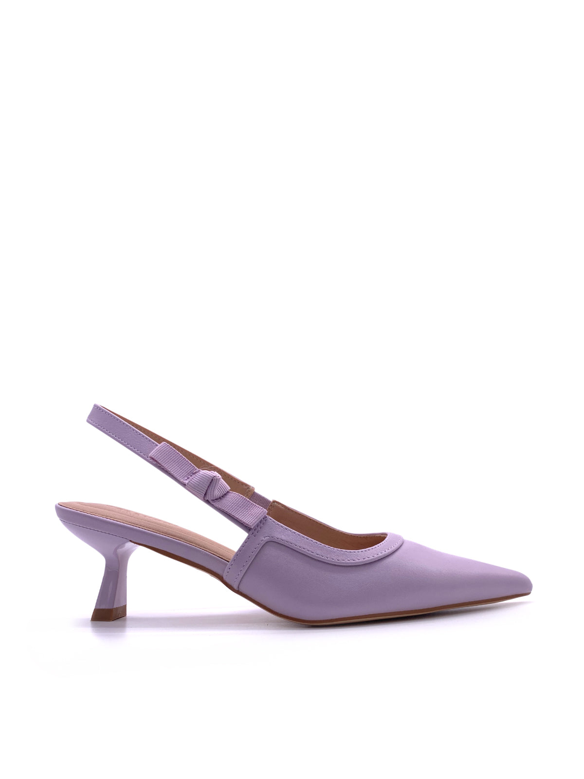 SOFIA - Decolletè Slingback in ecopelle con fibbietta elastica