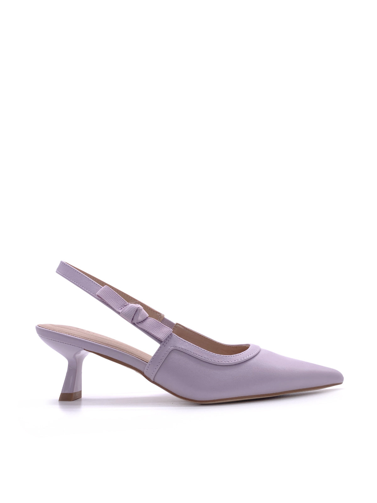 SOFIA - Decolletè Slingback in ecopelle con fibbietta elastica