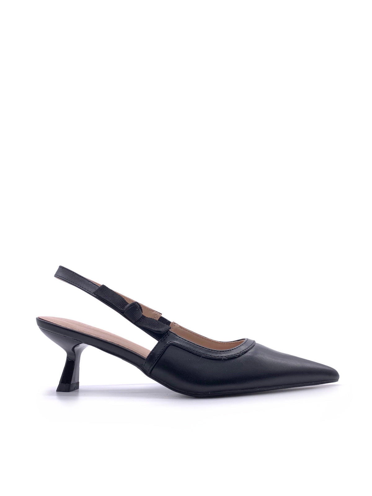 SOFIA - Decolletè Slingback in ecopelle con fibbietta elastica