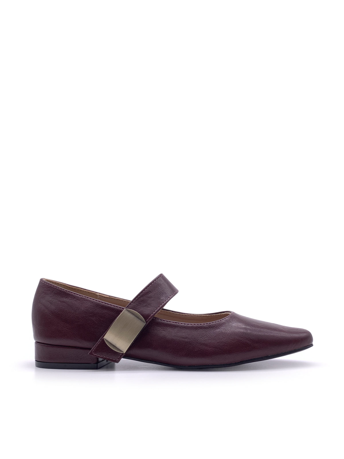 TILDE - Mary Jane in ecopelle con cinturino a strappo
