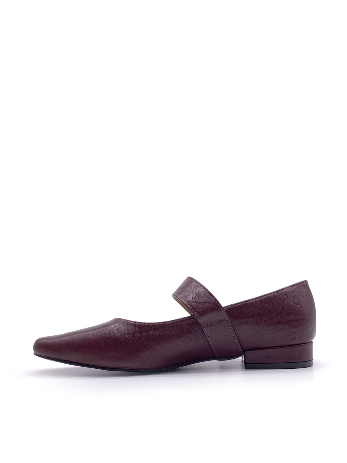 TILDE - Mary Jane in ecopelle con cinturino a strappo