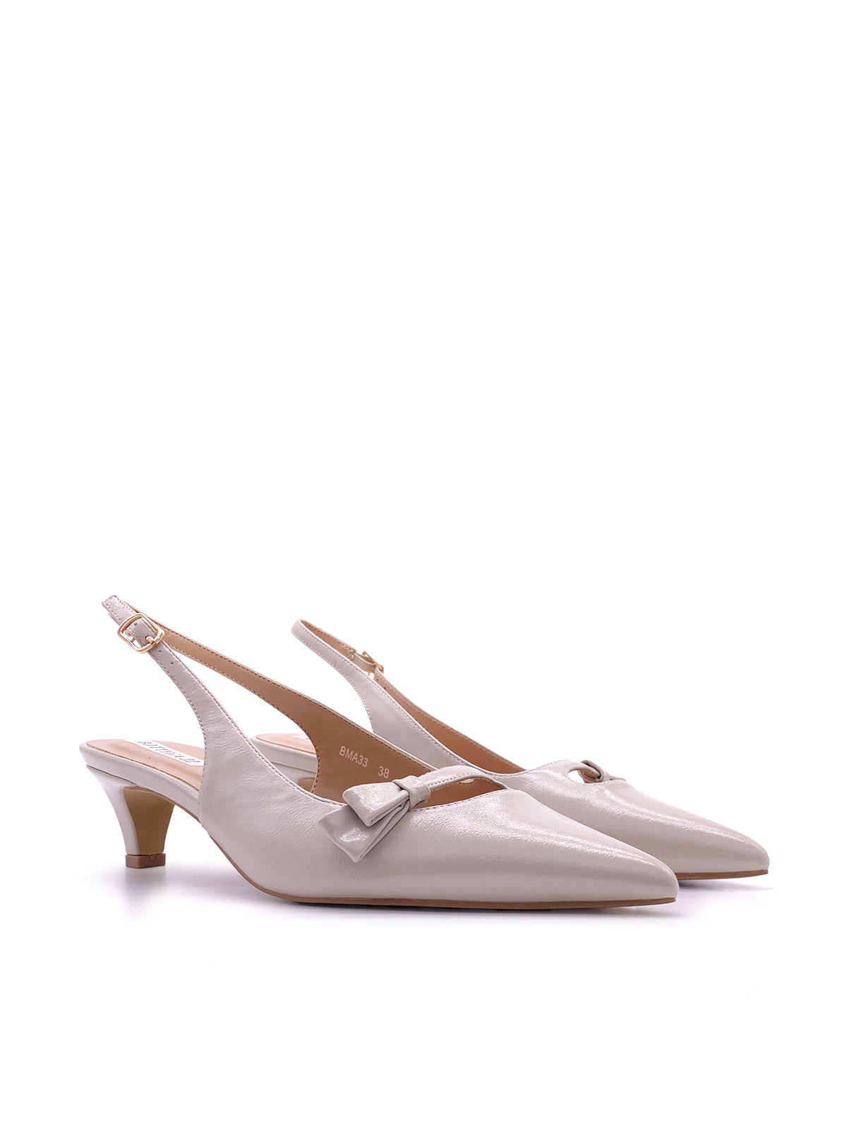 VEVA - Decolletè Slingback in ecopelle con cinturino