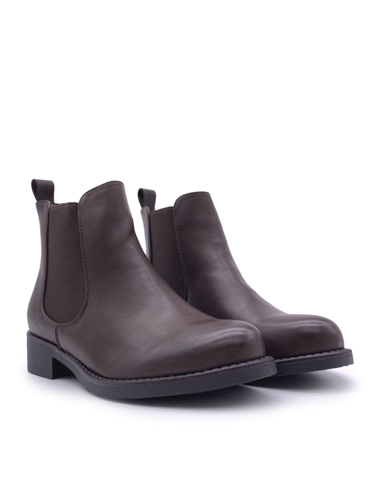 VIOLET - Stivaletti in ecopelle con elastici laterali