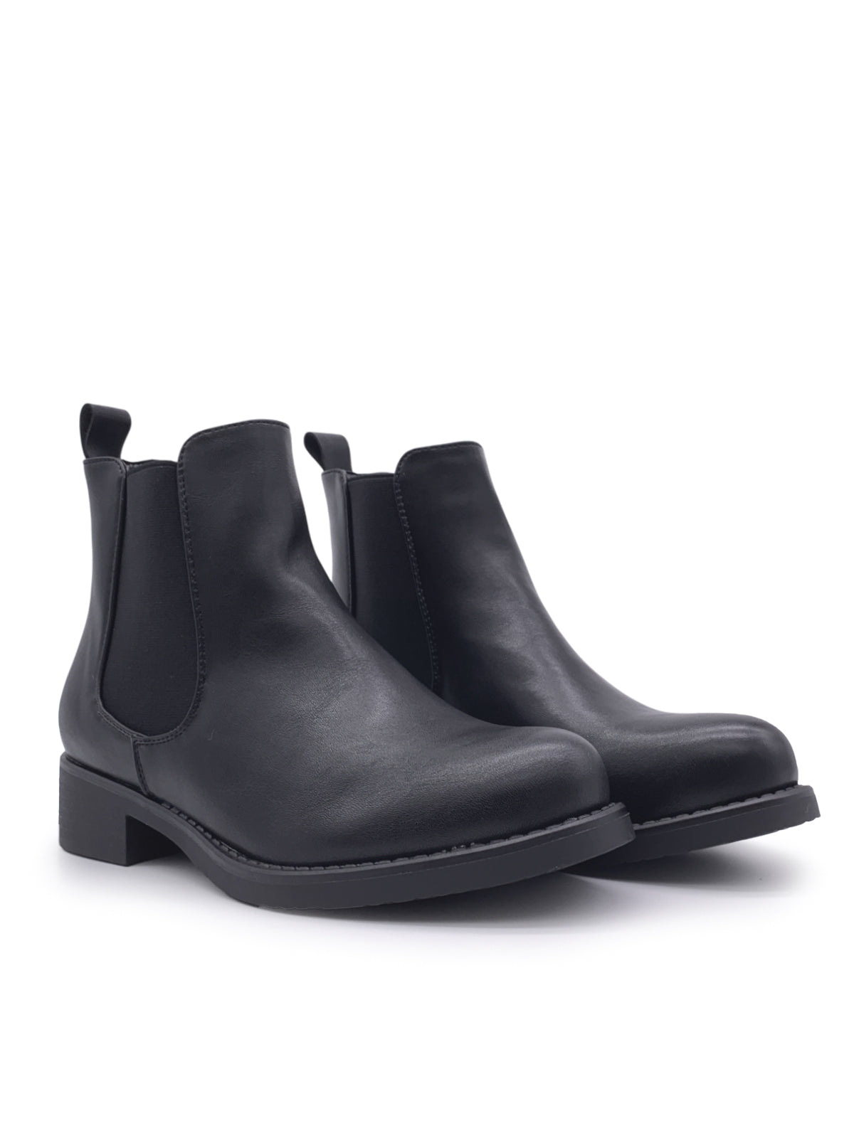 VIOLET - Stivaletti in ecopelle con elastici laterali