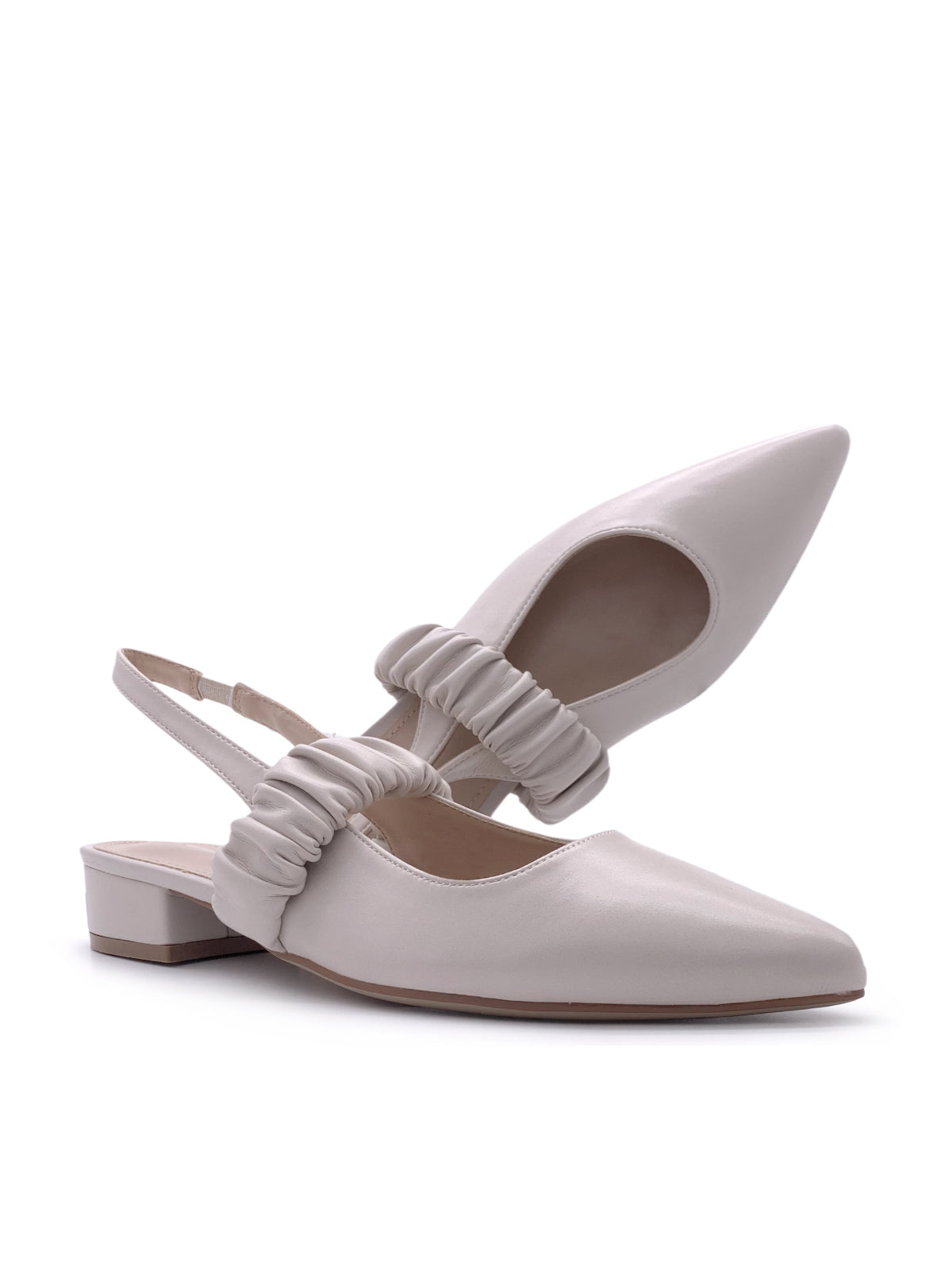 VIRGINIA - Ballerine slingback in ecopelle con cinturino elastico