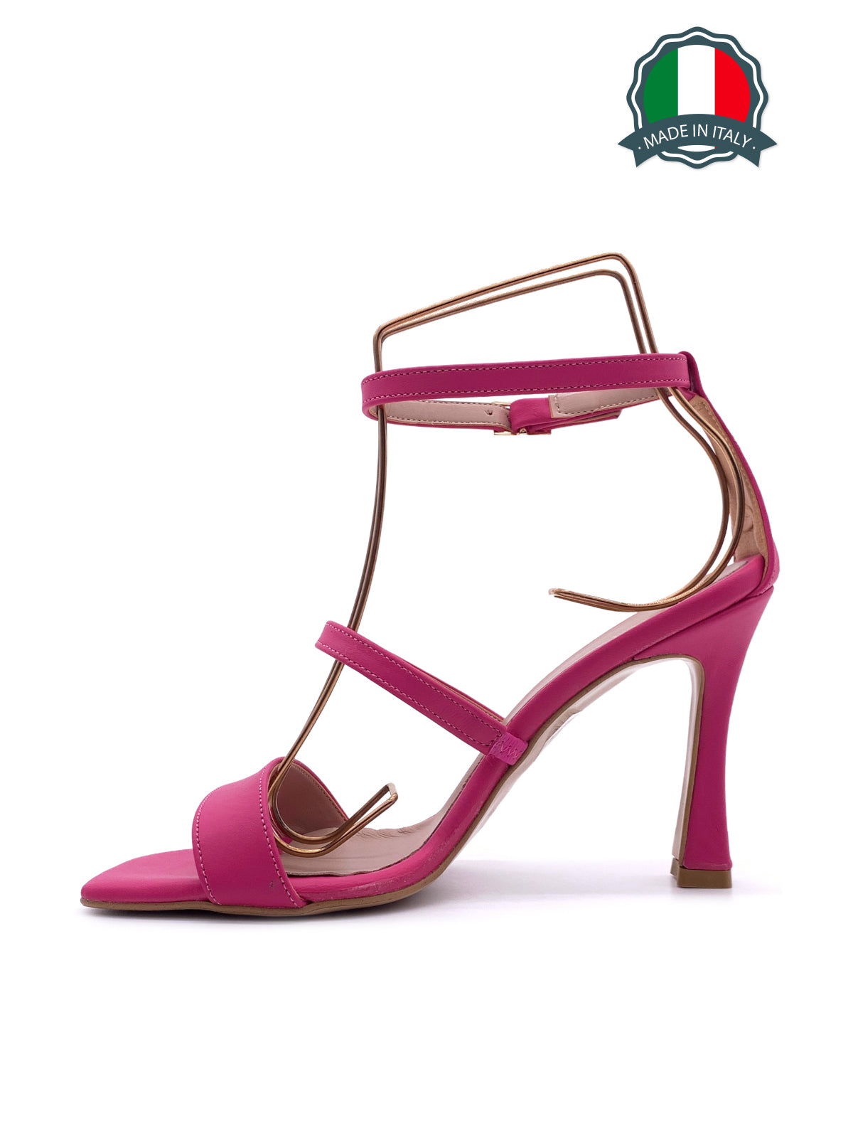 VITTORIA-Sandali in vera pelle con cinturino