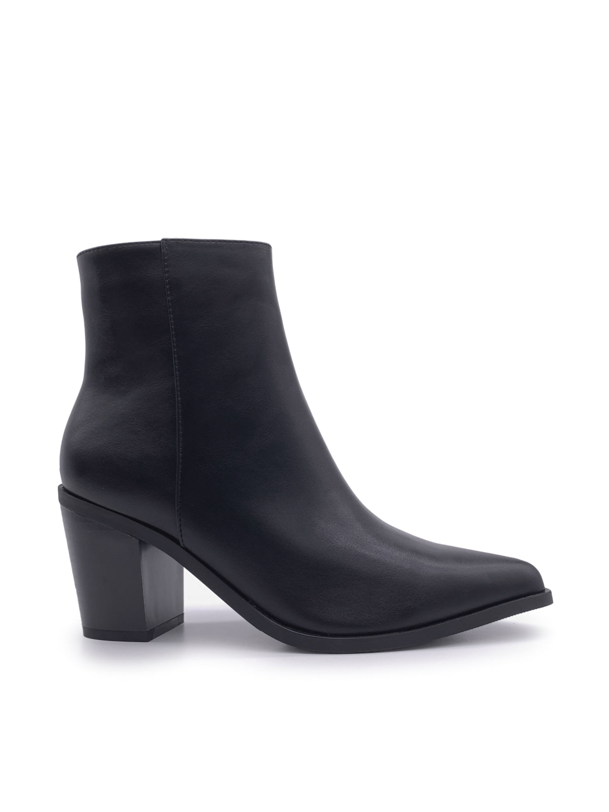 YELINA - Tronchetti in ecopelle con tacco largo