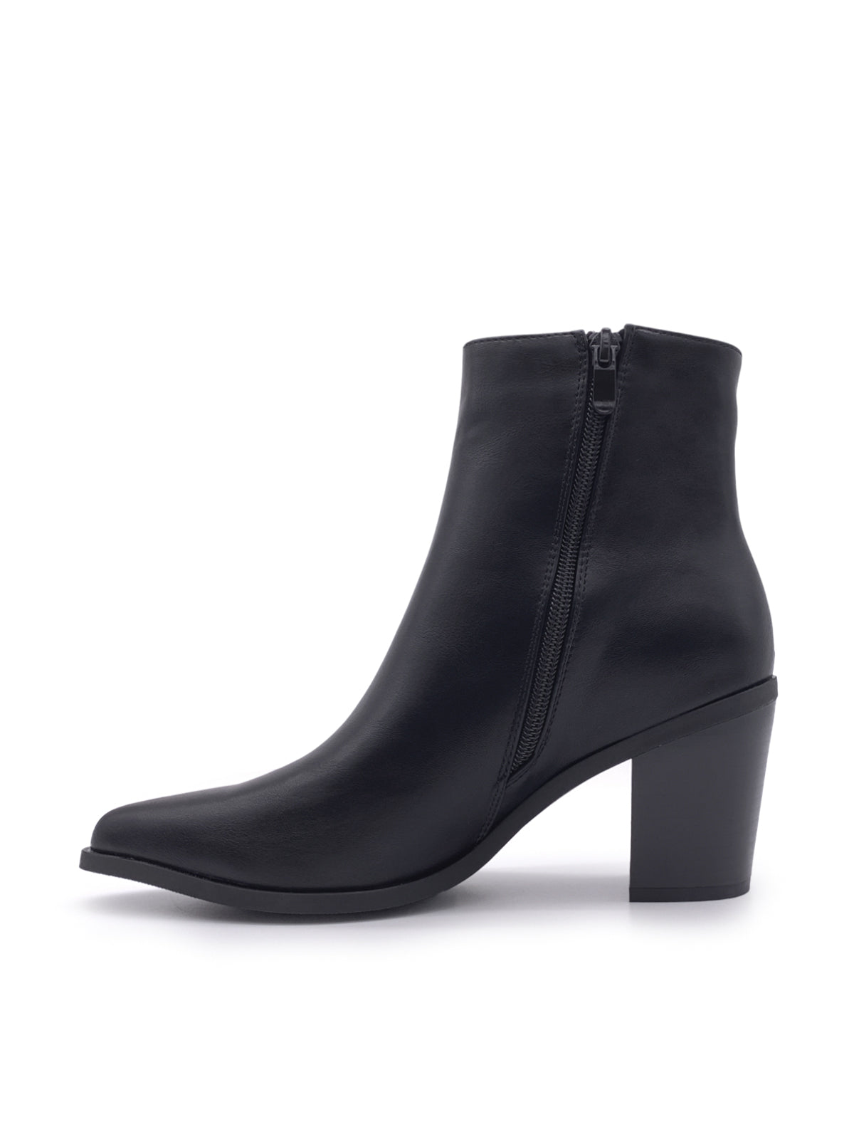 YELINA - Tronchetti in ecopelle con tacco largo